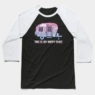 This Is My Happy Place Camping Outdoor Gift Baseball T-Shirt